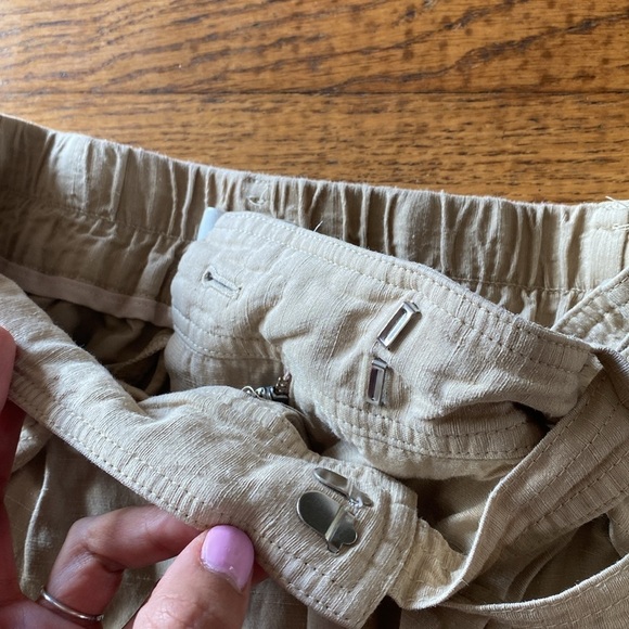 Aritzia Wilfred Kafka Belted Linen Blend Cargo Utility Pant Size 2 - Picture 10 of 16